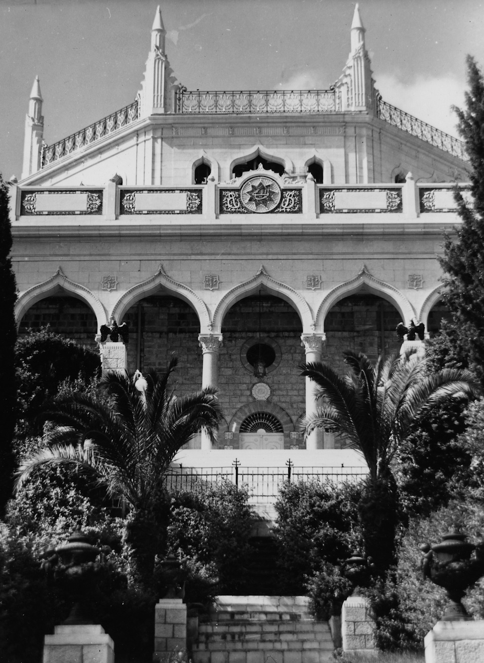 Construction of the Shrine of the Báb, 1952