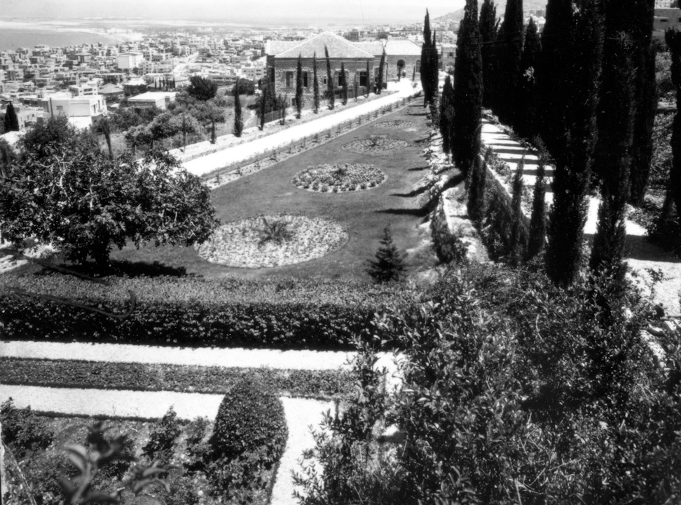 Gardens surrounding the Shrine of the Báb, c. 1937