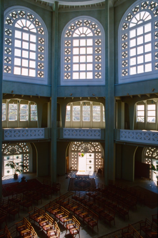 Interior of the Continental Bahá’í House of Worship of Australasia (Sydney, Australia)