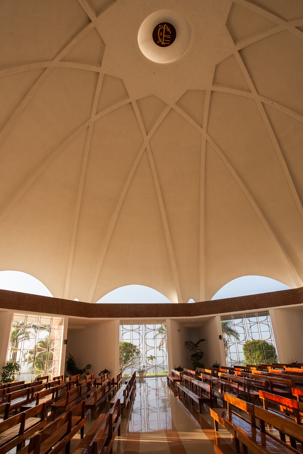 Interior of the Continental Bahá’í House of Worship of Central America (Panama City, Panama)