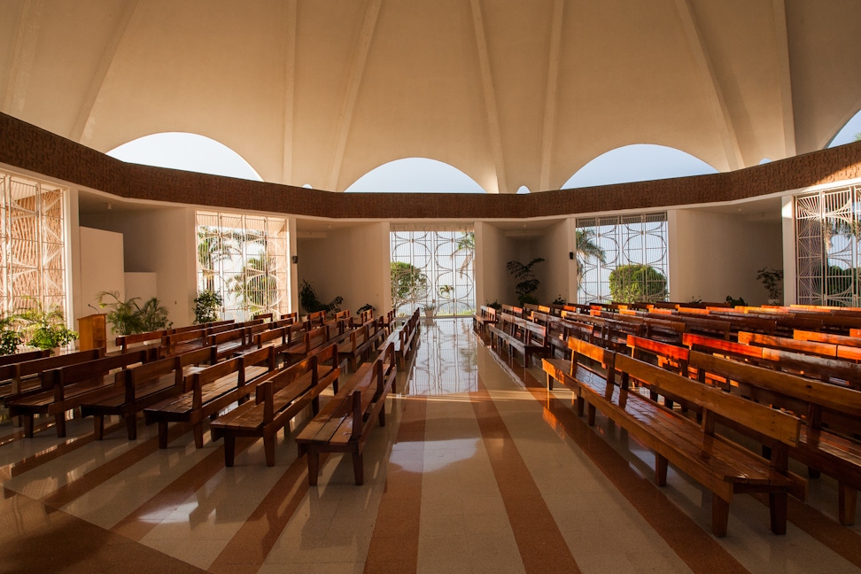 Interior of the Continental Bahá’í House of Worship of Central America (Panama City, Panama)