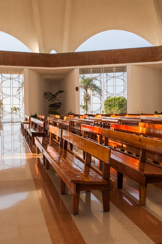 Interior of the Continental Bahá’í House of Worship of Central America (Panama City, Panama)