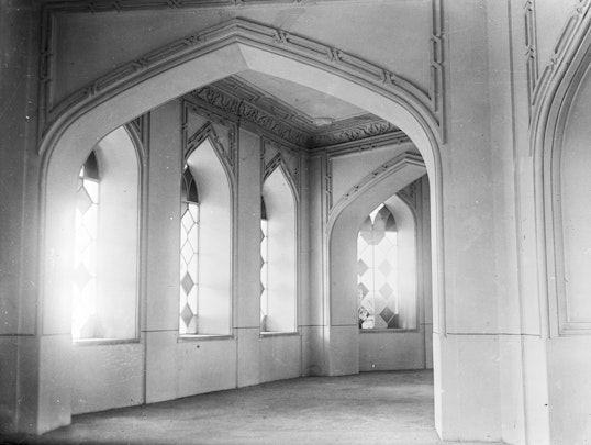 Interior of the Continental Bahá’í House of Worship of Central Asia (Ashkhabad, Turkmenistan), early 1930s