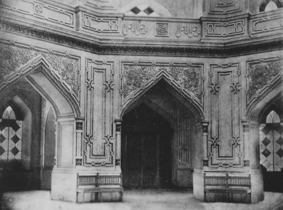 Interior of the Continental Bahá’í House of Worship of Central Asia (Ashkhabad, Turkmenistan), early 1900s