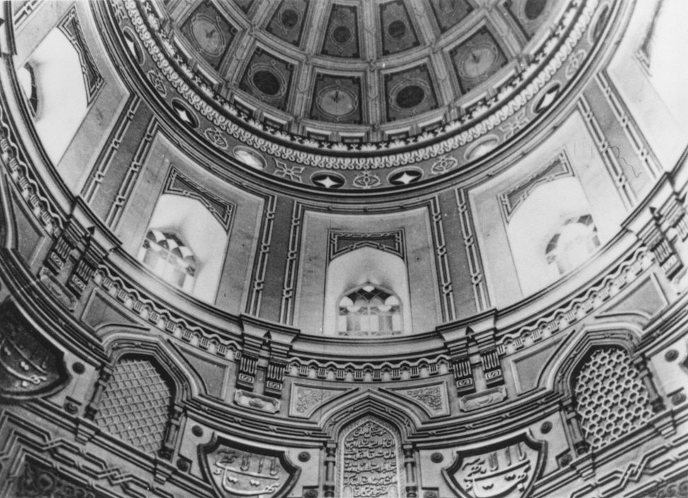 Interior of the Continental Bahá’í House of Worship of Central Asia (Ashkhabad, Turkmenistan), early 1900s