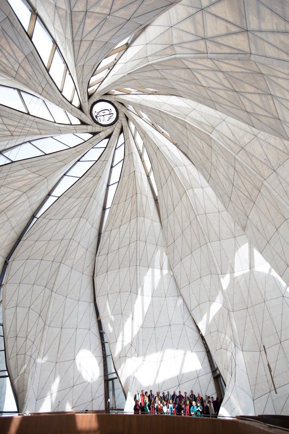 A choir performs at the Dedication of the Continental Bahá’í House of Worship of South America (Santiago, Chile), October 2016