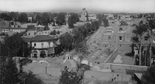 The city of Tehran, Iran, where Bahá’u’lláh was born in 1817, c. 1930