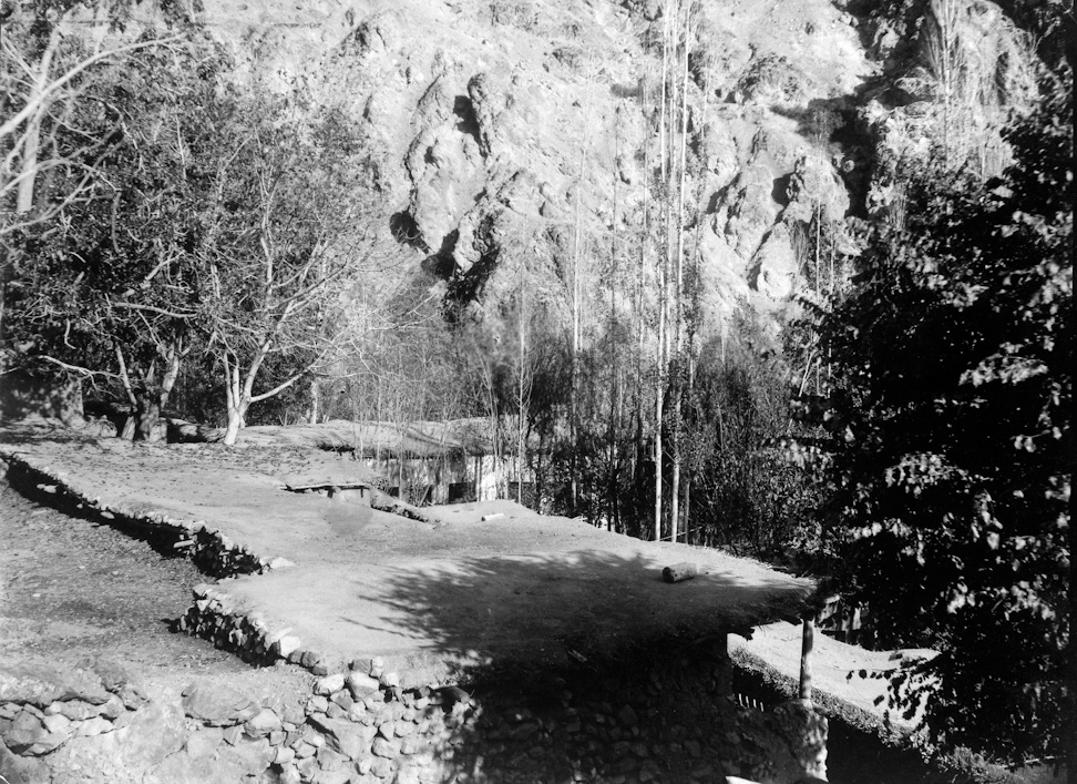 Murgh-Mahallih, Bahá’u’lláh's summer residence in Shimran, on the lower slopes of the Elburz Mountains, Iran, 1914