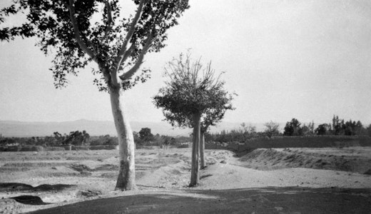 Village of Badasht, where in 1848, Bahá’u’lláh hosted a gathering of the most eminent followers of the Báb, known as Bábís. The meeting established for the growing number of believers the independent character of the Bábí religion, c. 1930