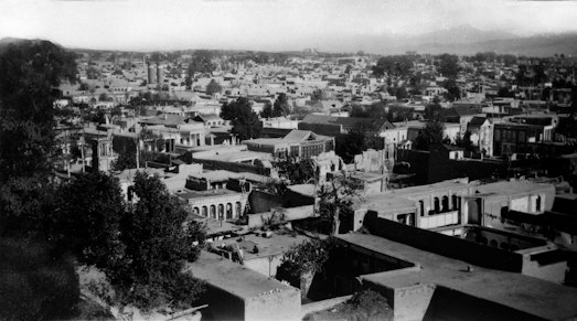 The city of Tehran, Iran, where Bahá’u’lláh was born in 1817, c. 1930