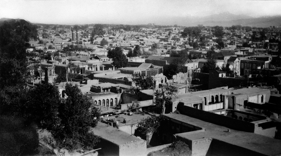 The city of Tehran, Iran, where Bahá’u’lláh was born in 1817, c. 1930
