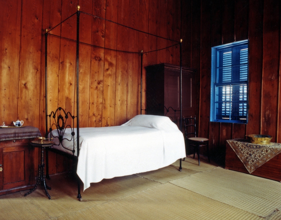 In 1873, Bahá’u’lláh completed His most important work, the Most Holy Book (Kitáb-i-Aqdas), written in His room (pictured here) in the House of ‘Údí Khammár, now part of the House of ‘Abbúd, 2000