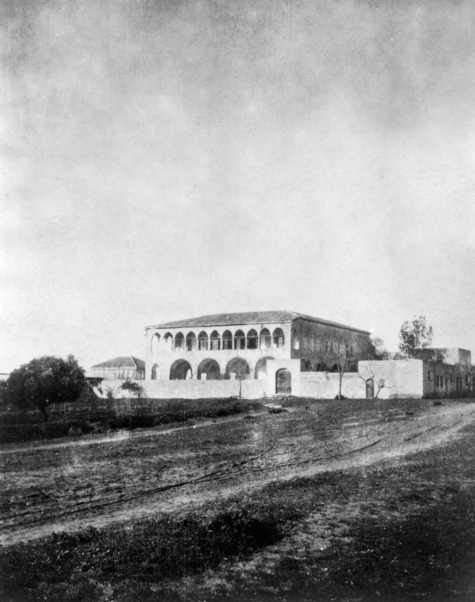 Mansion of Bahjí where Bahá’u’lláh spent the final years of His life, early 1900s