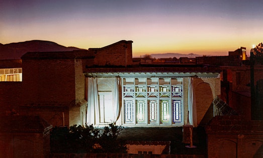 The House of the Báb, where the Báb declared His mission on 23 May 1844 in <u>Sh</u>íráz, Iran, before its destruction in 1979