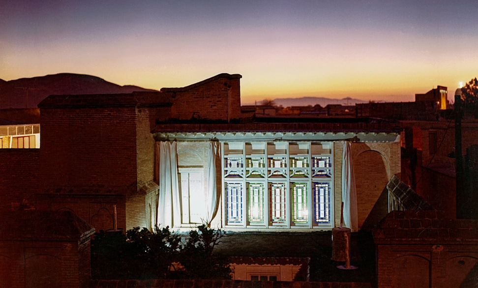 The House of the Báb, where the Báb declared His mission on 23 May 1844 in<u>Sh</u>íráz, Iran, before its destruction in 1979