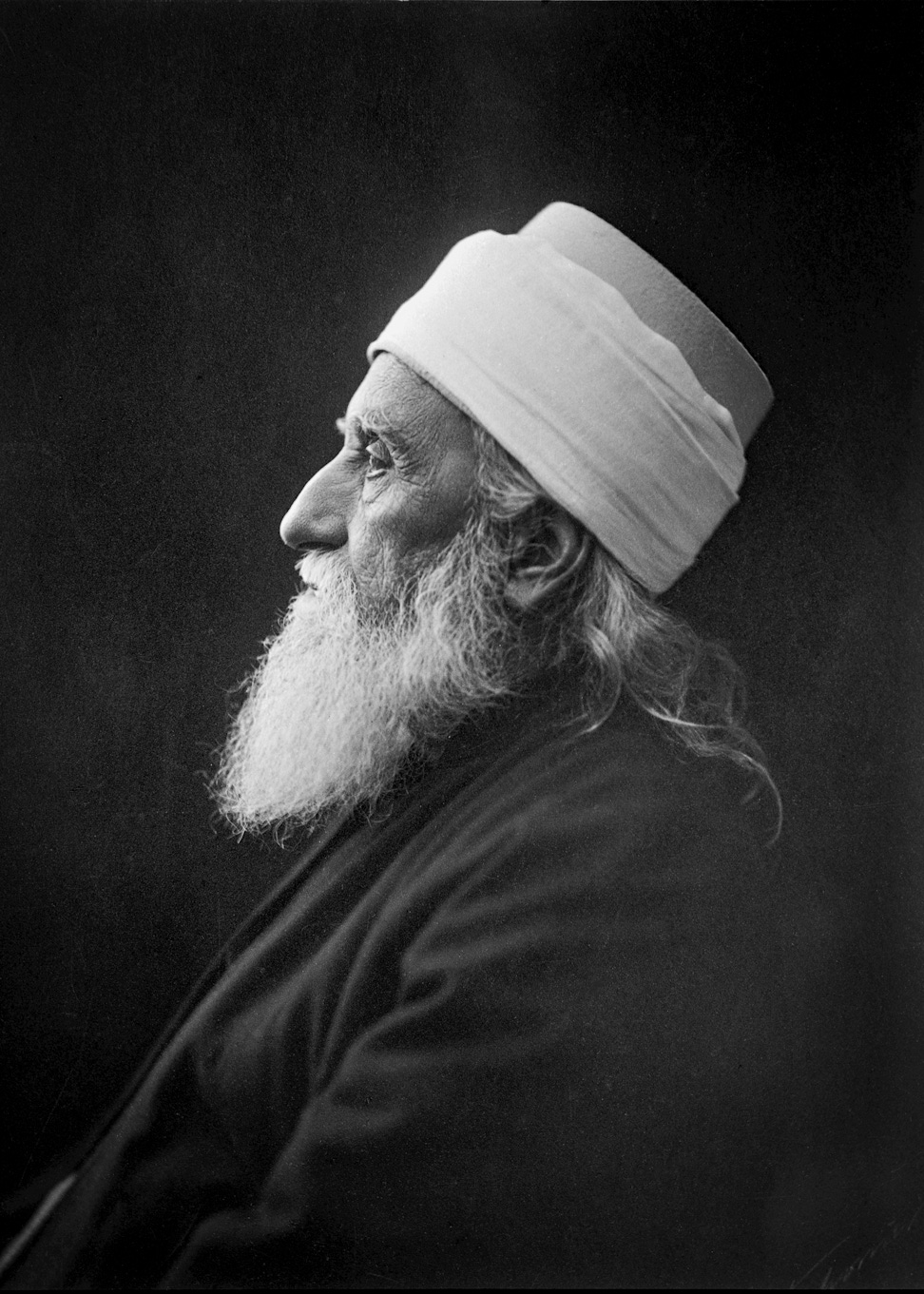 Portrait of ‘Abdu’l-Bahá in Paris, France, October 1911