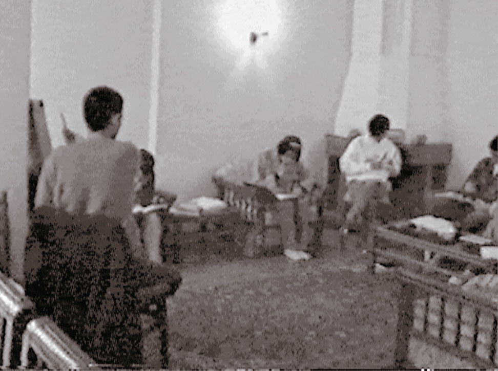 With its young people banned from public institutions of higher education in Iran since the early 1980s, the Bahá’í community of Iran established in 1987 its own Institute of Higher Education, which at one point enrolled more than 900 students. The Institute operated in private homes, as shown above, and by correspondence. In 1998, Government agents raided more than 500 homes across Iran in an effort to shut down the Institute. Some 30 faculty and staff members were arrested and hundred of thousands of dollars worth of books, furniture, and equipment were confiscated