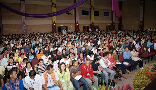 Kuching, Sarawak, one of 41 Regional Conferences held around the world called by the Universal House of Justice, 20 December 2008