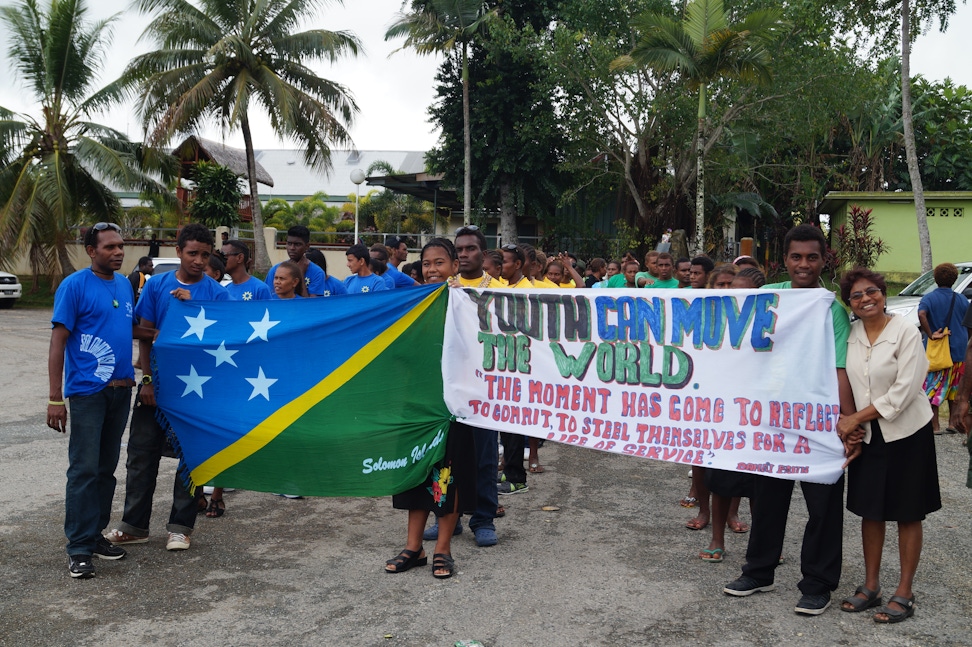 Port Vila, Vanuatu, one of 114 youth conferences held around the world called by the Universal House of Justice, 16 August 2013