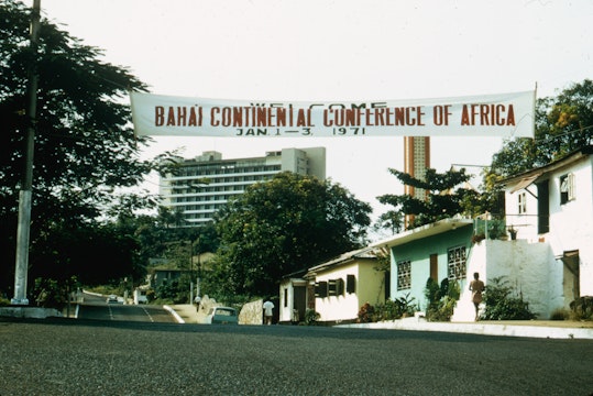 Bahá’í Continental Conference of Africa, in Monrovia, Liberia, January 1971