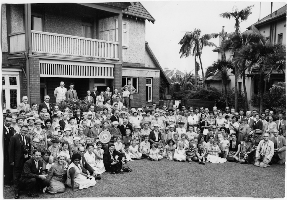 Australian Intercontinental Conference, with Bahá’ís from 19 countries in attendance, March 1958