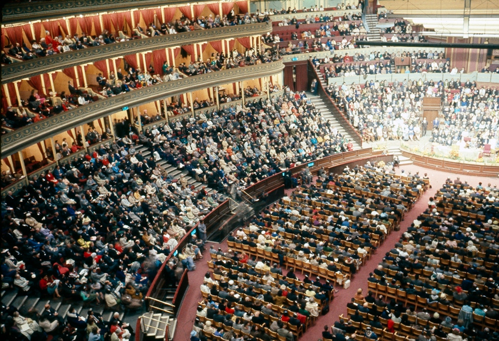 First Bahá’í World Congress at Royal Albert Hall in London, United Kingdom, 28 April - 2 May 1963