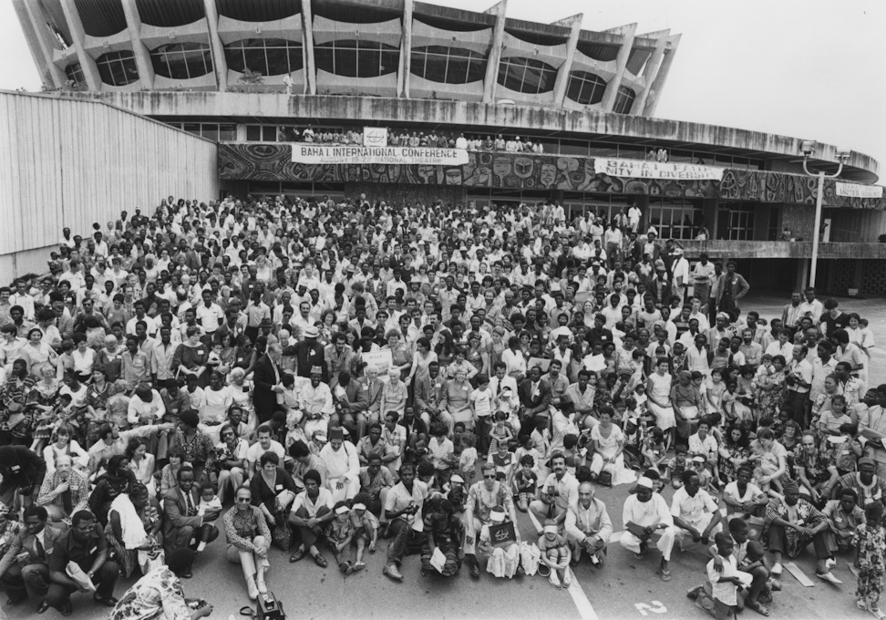 International Teaching Conference, with Hand of the Cause John Robarts, Lagos, Nigeria, August 1982