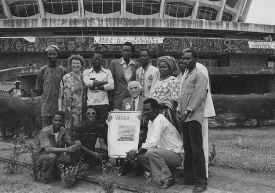 International Teaching Conference, with Hand of the Cause John Robarts, Lagos, Nigeria, August 1982