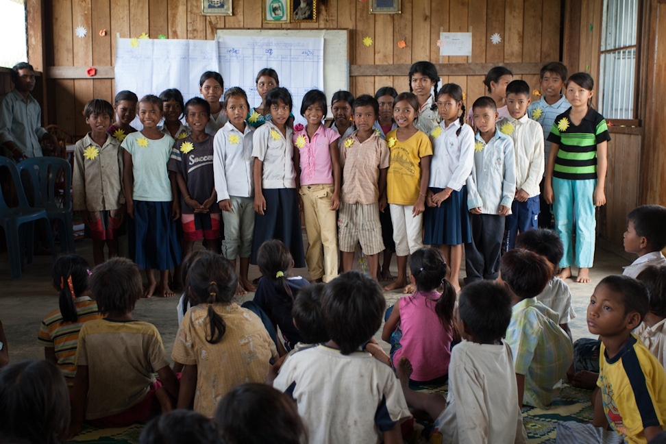 Cluster reflection meeting at the Baha'i centre in Preah Vihear, Cambodia