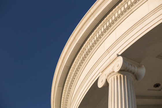 Portico entrance of the Centre for the Study of the Sacred Texts