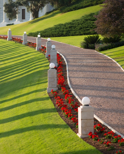 A section of the Arc on Mount Carmel leading to the Seat of the Universal House of Justice