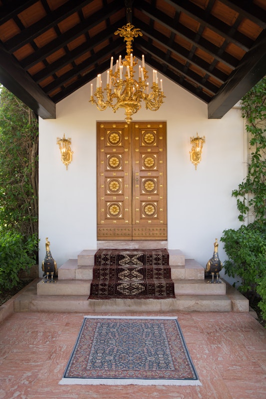 Entrance to the Shrine of Bahá’u’lláh 