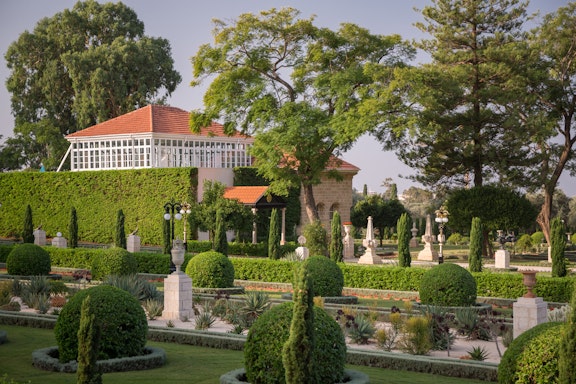 The Shrine of Bahá’u’lláh and its surrounding gardens 