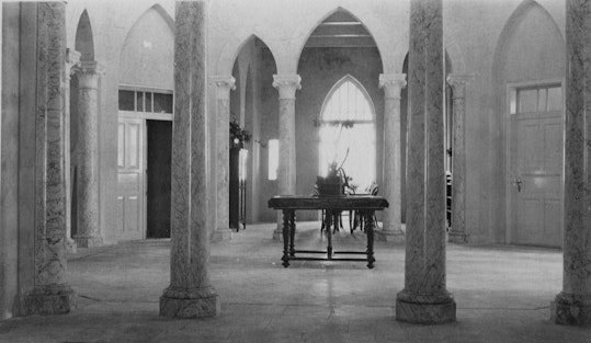 Upstairs area of building at 10 Haparsim Street, c. 1925-1936