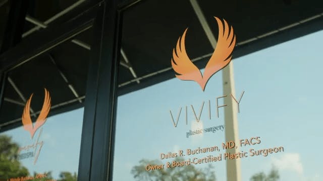 Vivify Logo on a Door