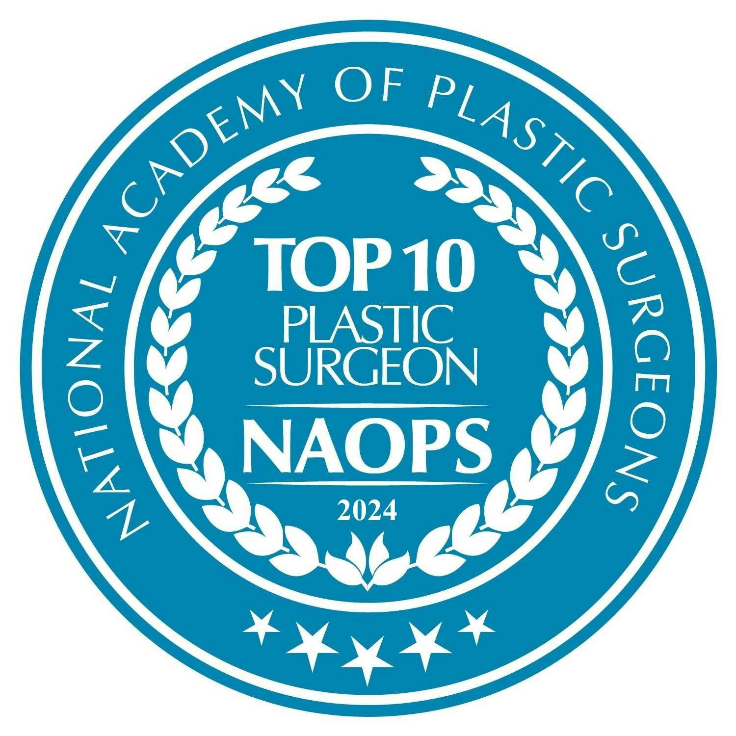 NAOPS Top 10 Plastic Surgeon 2024