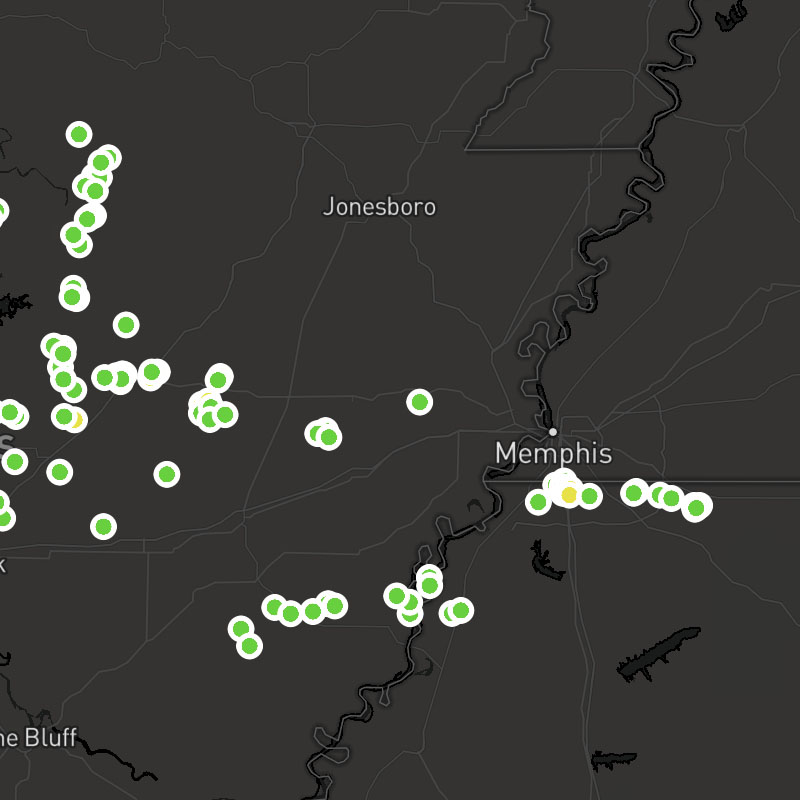 Storm Cell Positions