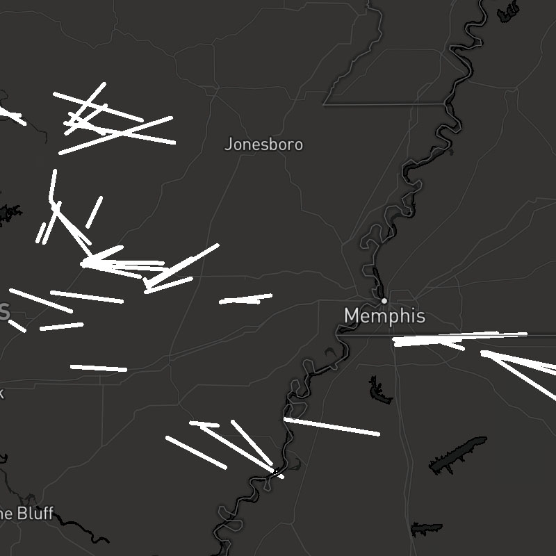 Storm Cell Tracks