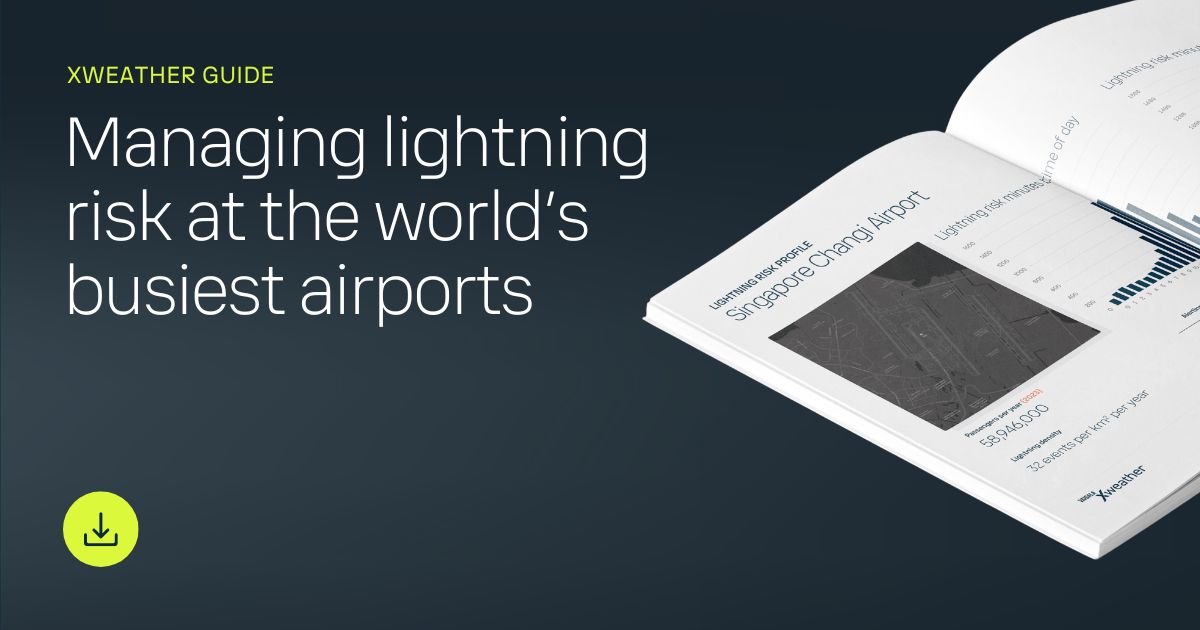 Managing lightning risk at airports - Xweather