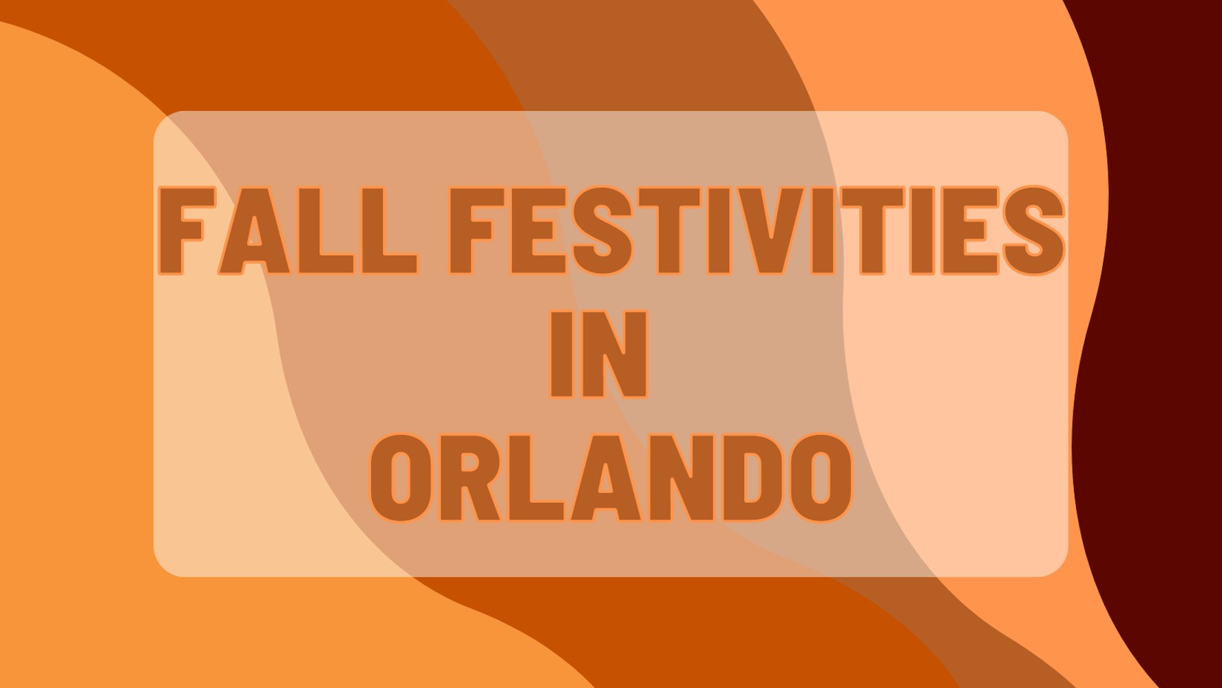 The Guide to This Year’s Fall Festivities in Orlando