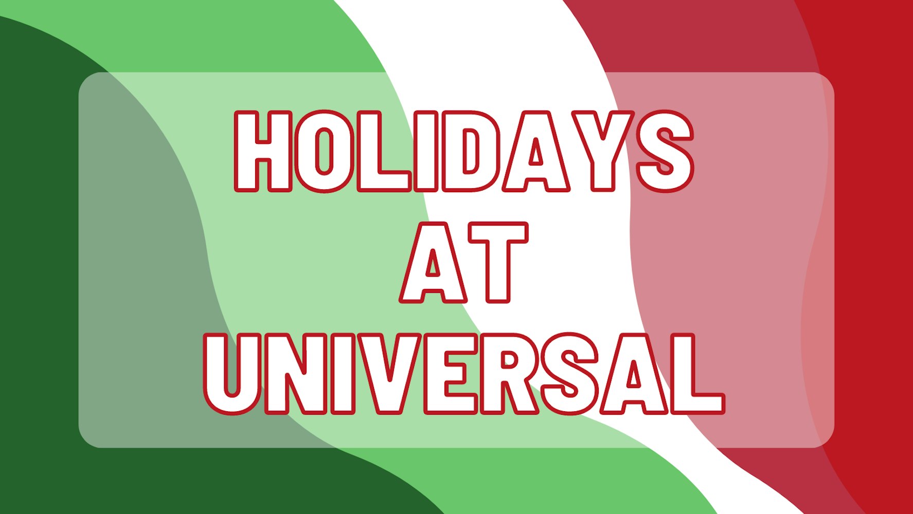 Cover Image for Celebrate the Holidays at Universal Orlando