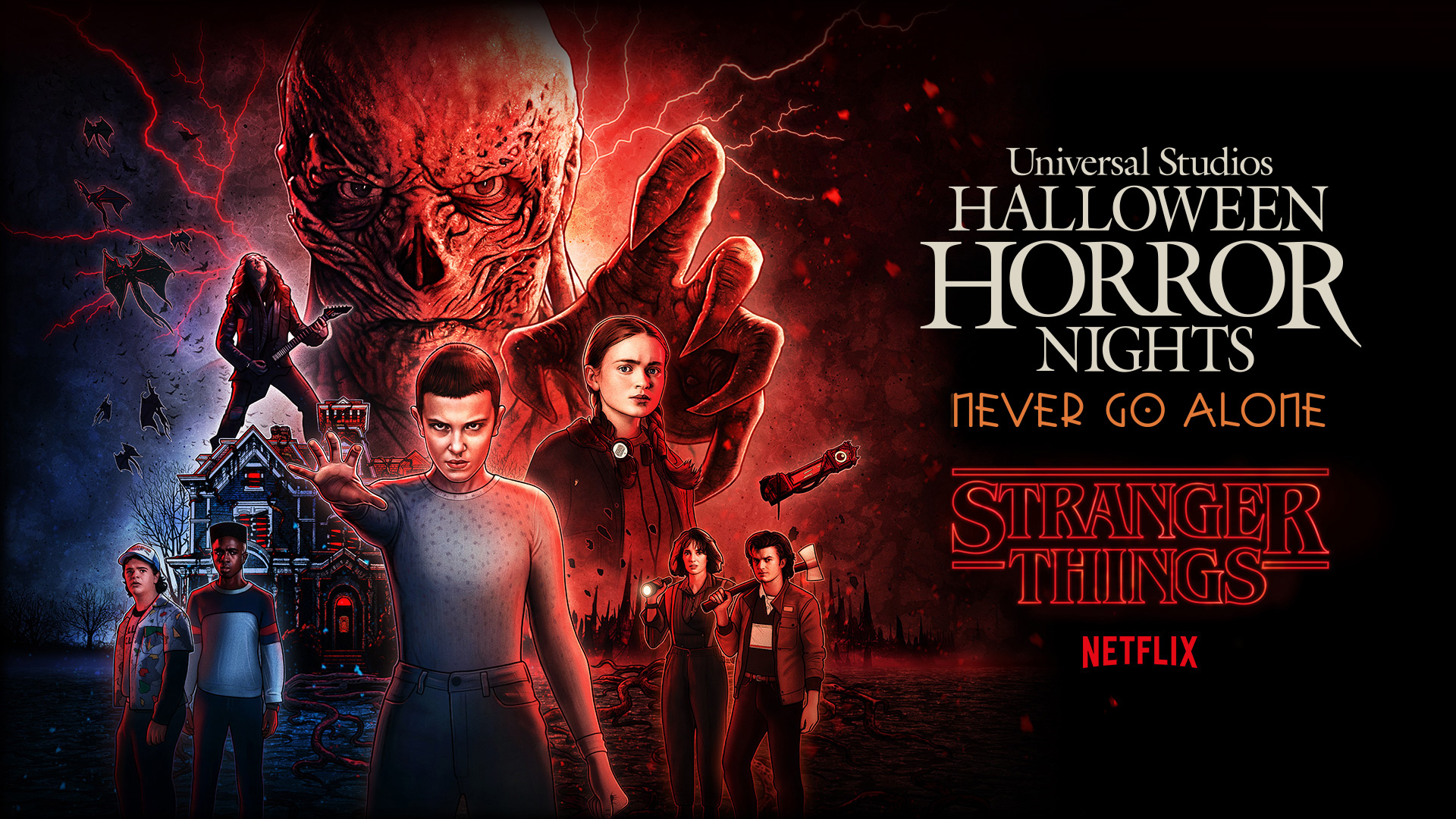 Stranger Things Season 4 HHN House Promo Banner