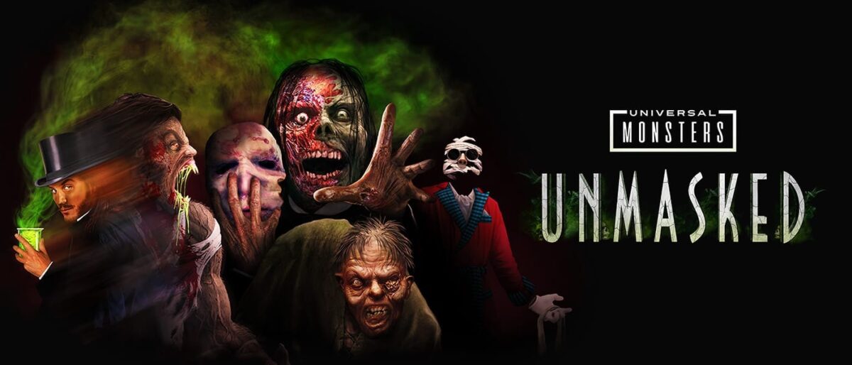 Universal Monsters Unmasked HHN Promo Banner