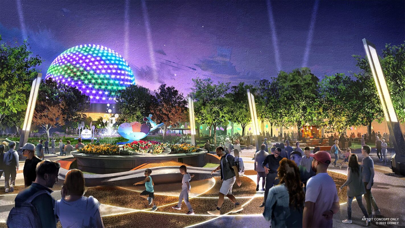 World Celebration Central Hub Concept Art