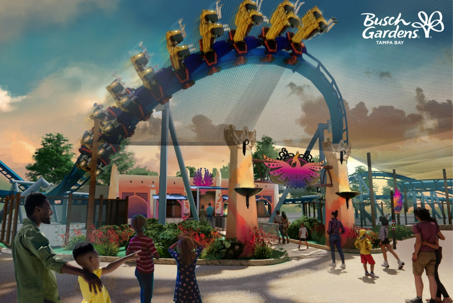 Cover Image for New Coaster Coming to Busch Gardens in Spring 2024