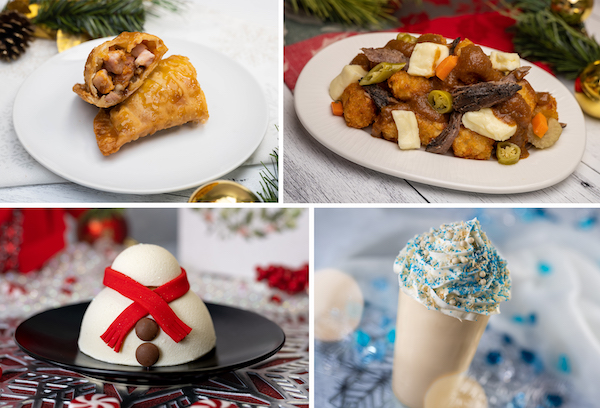 Holiday Ham Fried Pie, Italian Beef Tots, Peppermint Snowman and Winter Milkshake for Mickey's Very Merry Christmas Party