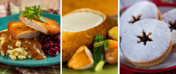 Bavaria Holiday Kitchen Food Items from EPCOT Festival of the Holidays