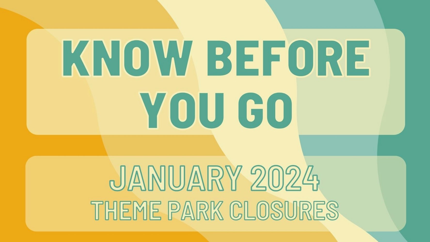 Cover Image for Closures Coming to Orlando Theme Parks in January 2024 