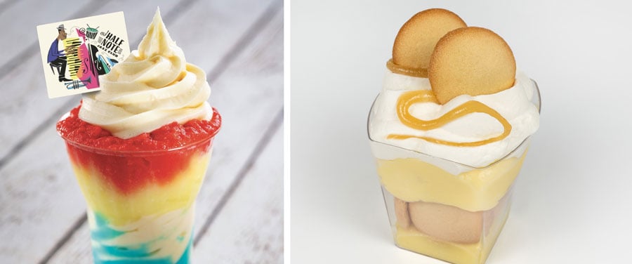 Half Note Float and Banana Pudding from EPCOT