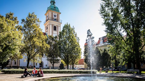 Cathedral with a panoramic tower